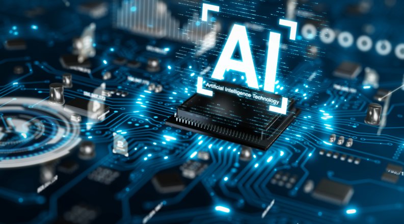 Data scientist working with complex visualization on computer screen.