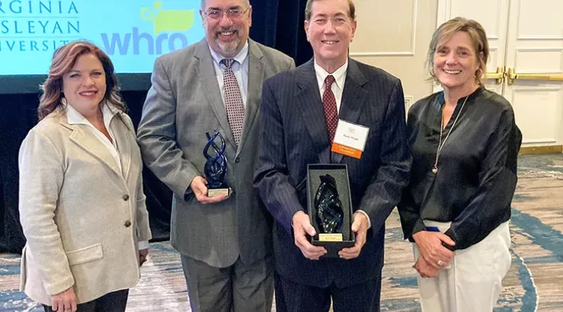 Connie and Laurie with award winners