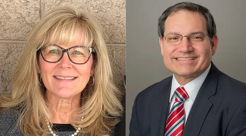 Kelly Cox (left) Brian Martin, PhD (right)