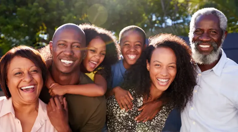 Multigenerational Black Family