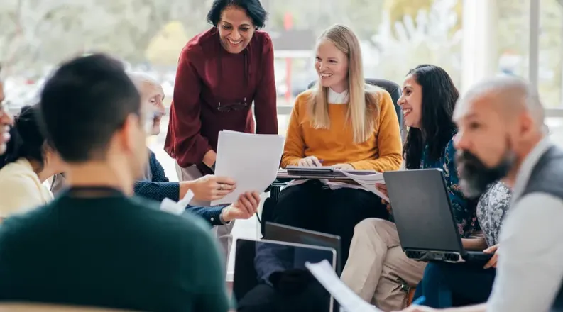 Group of people in a meeting