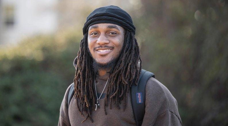 Portrait of Khamal Fisher.