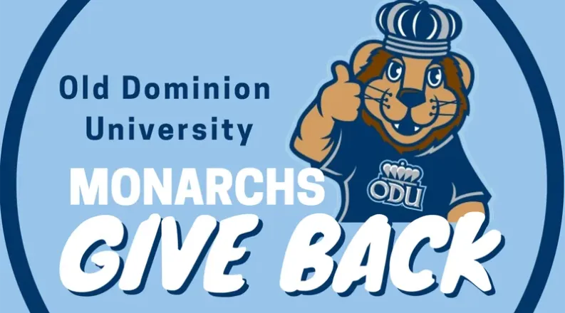 Lion with Monarchs Give Back text