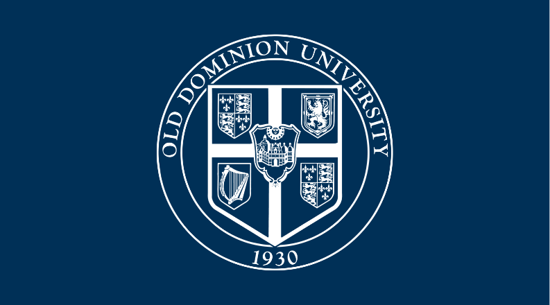 Old Dominion University seal blue 1930
