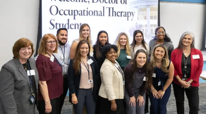 Group photo of the inaugural cohort of the Doctor of Occupat