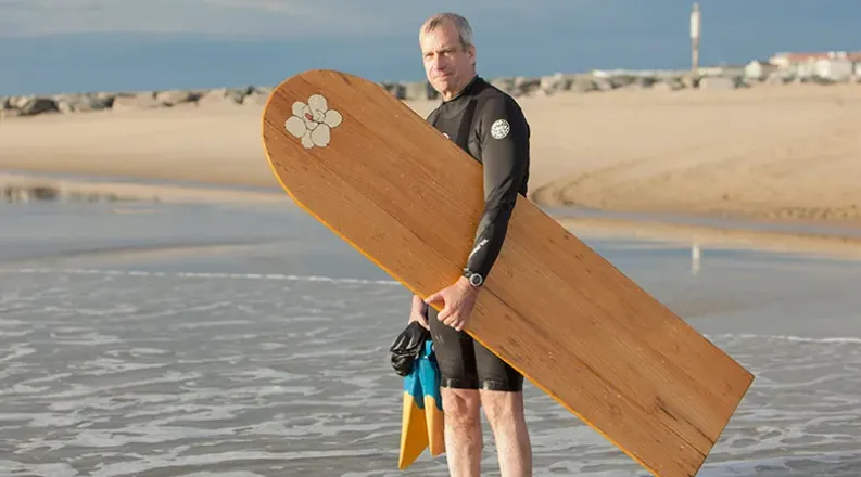 Frank Lattanzia, scientist surfer