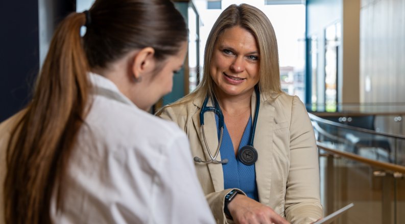 Stephanie Zeiber is returning to the classroom to broaden her healthcare impact. 