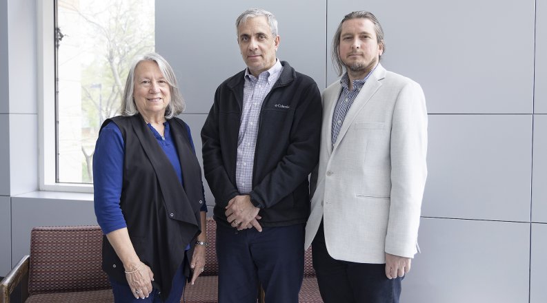 Group photo (left to right): Cynthia Tomovic, Ph.D., Mecit Cetin, Ph.D., and Murat Kuzlu, Ph.D.