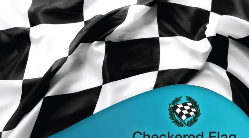 Checkered Flag and logo