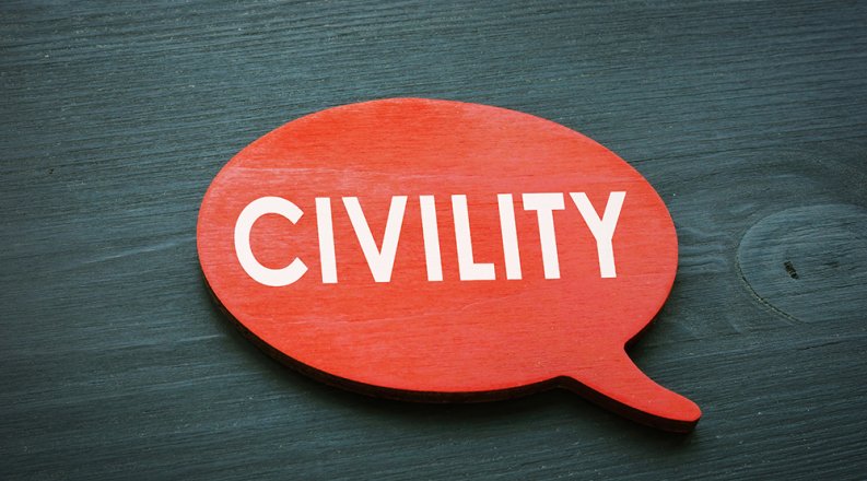 Civility Word Bubble