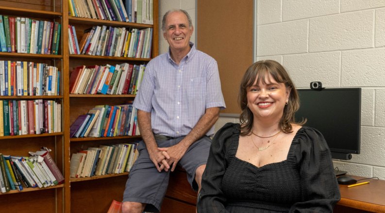 Man and woman in an office