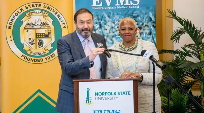 Alfred Abuhamad and Javaune Adams-Gaston