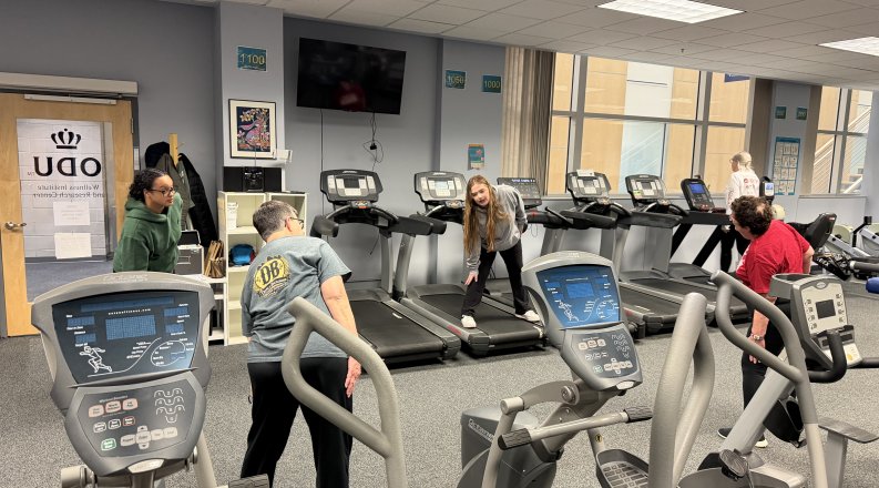 service-learning fitness class 