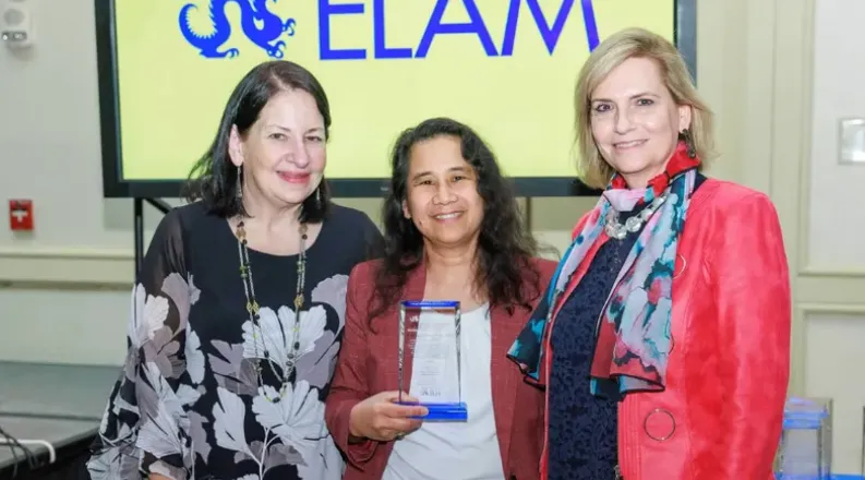 Marissa Galicia-Castillo, MD, MSEd, with Sara Jo Grethlein, 