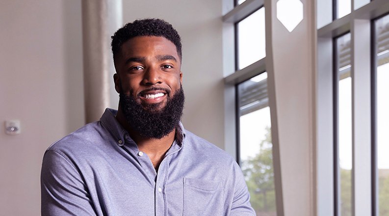 Jonoven Savage seated