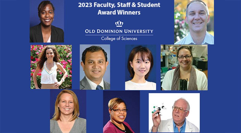 2023 College of Sciences Faculty and Staff Award Winners