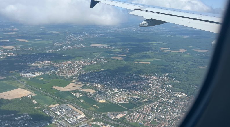 Landing in Paris