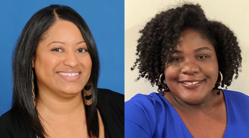 Tara Hillman and Kayla Brown