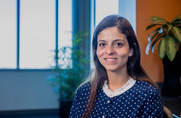 May Salama is the very first Ph.D. graduate from the Joint School of Public Health