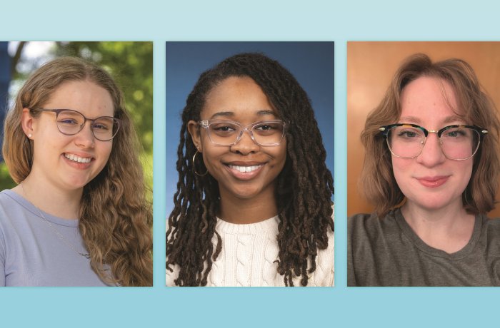 Olivia Brown, Alana Canty and Kathryn Bourlier have been named National Science Foundation Graduate Research Fellows.