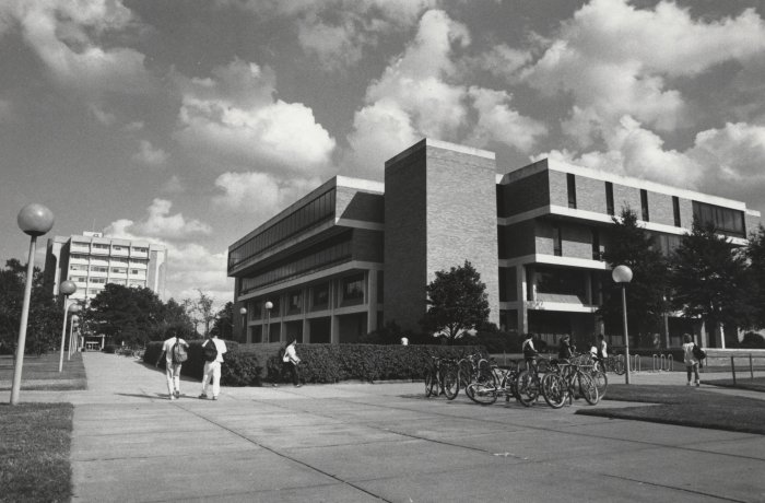 Historic photo of Perry Library.