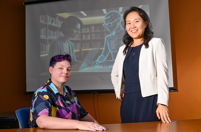 Jinhee Kim and Rita Detrick