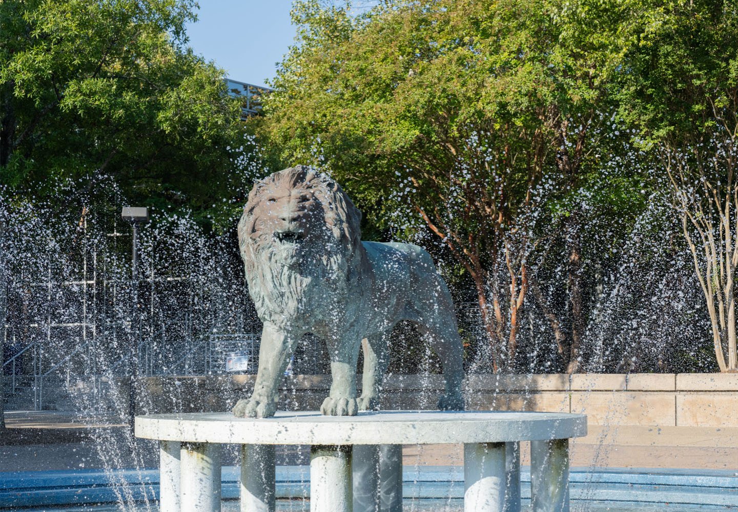 ODU Lion Fountain 