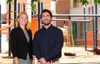 Photo of Early Childhood Policy Center directors Angela Eckh