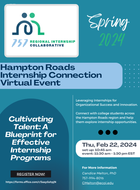 Hampton Roads Internship Connection Flyer