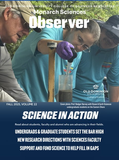 Fall 2025 Monarch Sciences Observer Cover