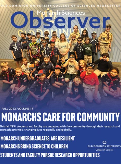 Monarch Sciences Observer 2023 Fall cover