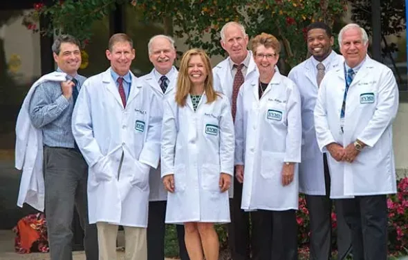 Portsmouth Family Medicine physicians pose for a group photo
