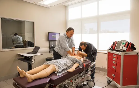 The Group Skills Room in the Sentara Center for Simulation a