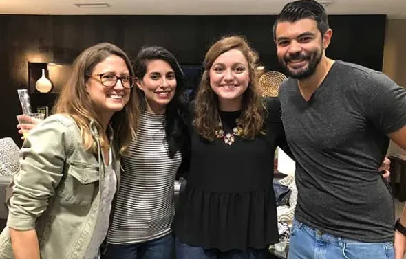 OB-GYN residents pose for a photo.