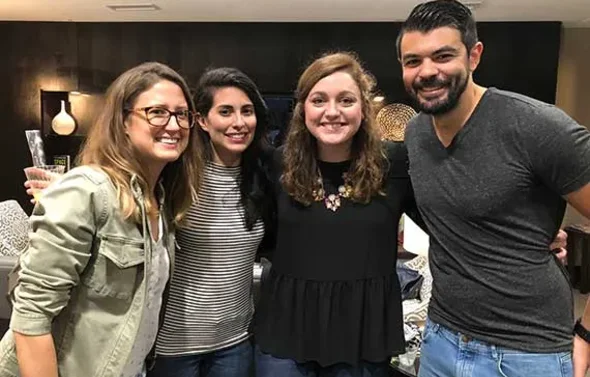 OB-GYN residents pose for a photo.