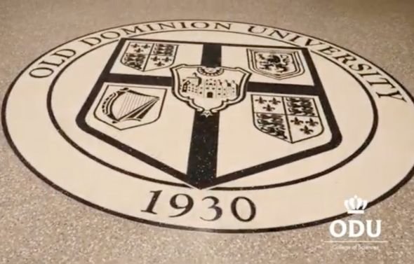 ODU seal on first floor of chemistry building