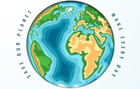 Earth Day globe