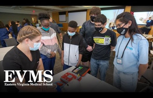 High School Students at EVMS Health Sciences Academy - Day 3, Bystander CPR