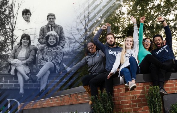 Photoweave image ODU then and now
