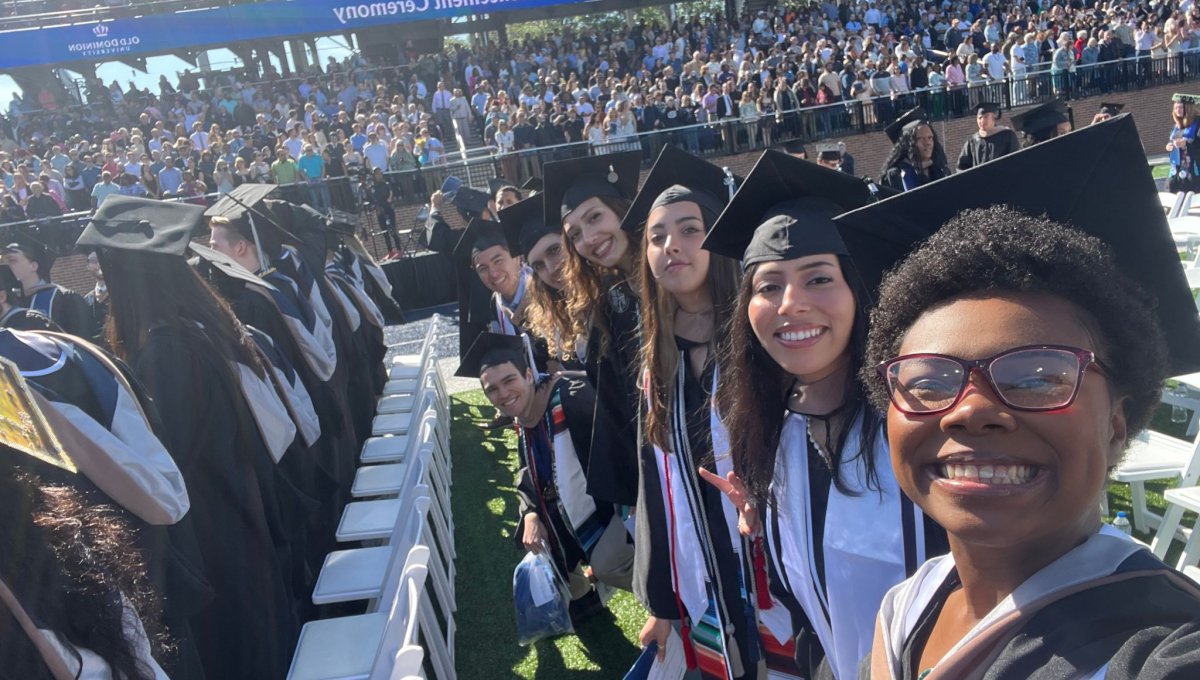 Students at Graduation