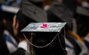 Photo of an ODU student's mortarboard.