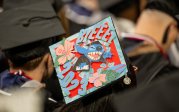 Photo of an ODU student's mortarboard.