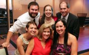 Chief residents at graduation. 