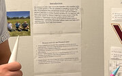 A.W.A.R.S (Atmospheric waves and radio studies) team poster and rockets.