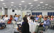 Attendees engage in sessions at the 2025 ODU Career Summit. 
