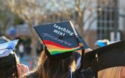 Photo of an ODU student's mortarboard.