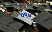 Photo of an ODU student's mortarboard.