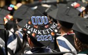 Photo of an ODU student's mortarboard.