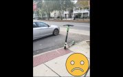 Lime scooter parking example