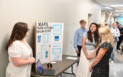 M.A.P.S. team presenting their research.